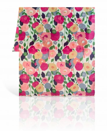 Палантин Женский SN-TROPICAL/WHITE